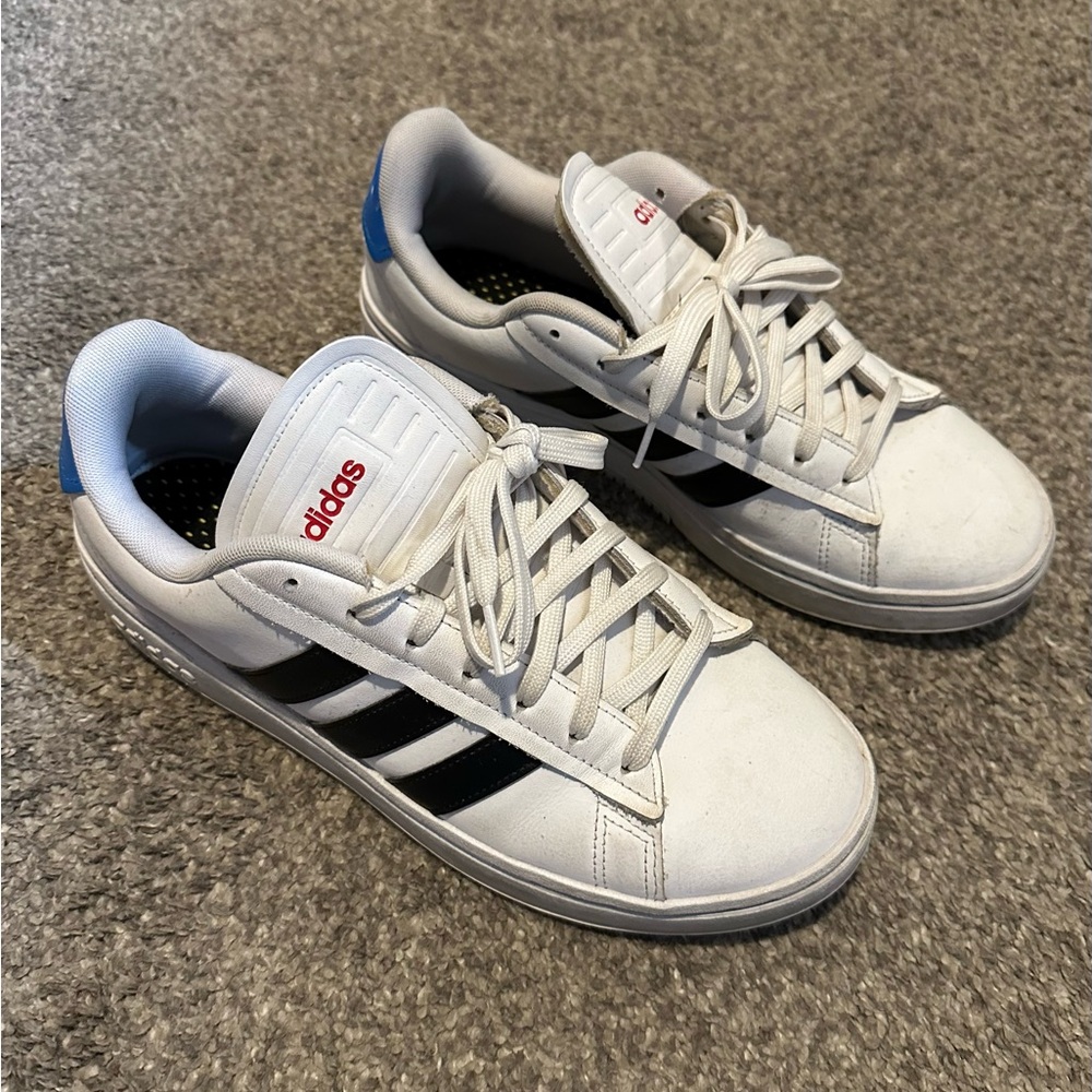 Adidas White Athletic Shoes Size 9.5